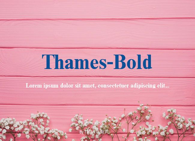 Thames-Bold example