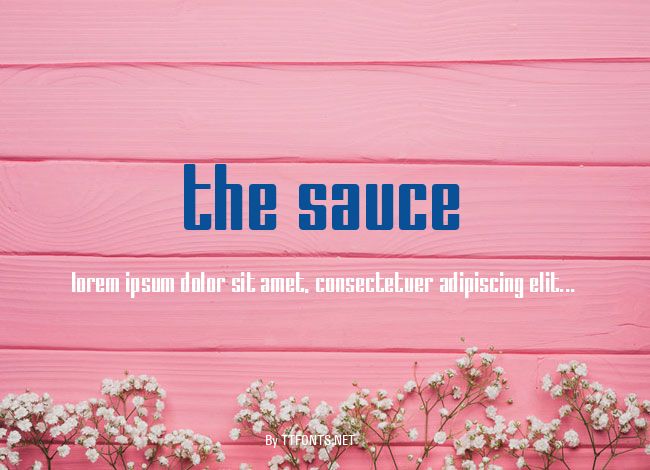 The Sauce example