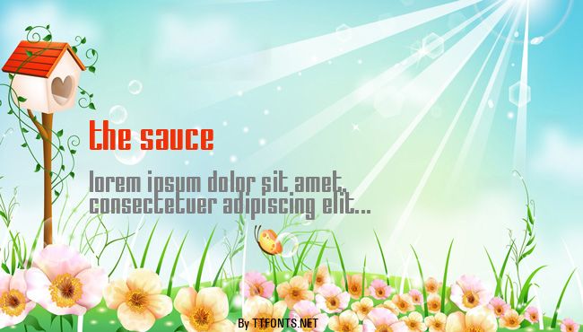 The Sauce example