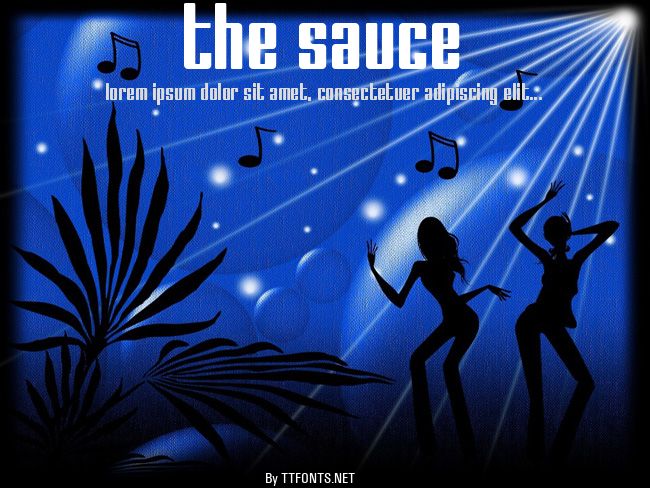 The Sauce example