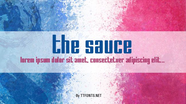 The Sauce example