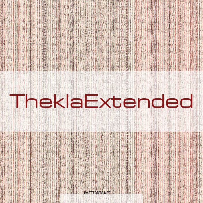 TheklaExtended example
