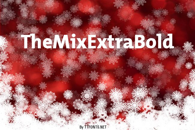 TheMixExtraBold example
