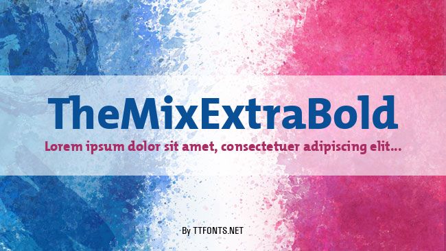 TheMixExtraBold example