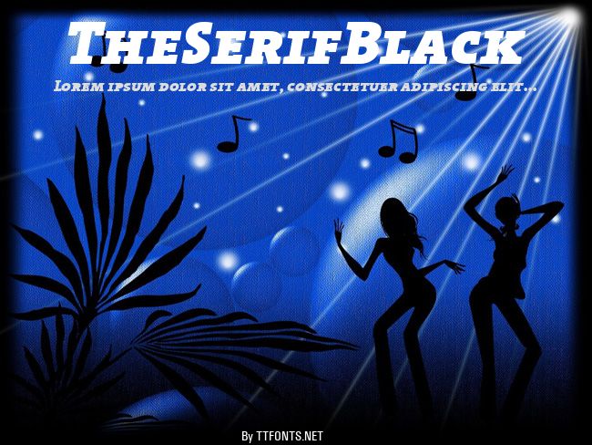 TheSerifBlack example