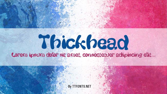 Thickhead example
