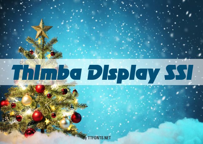 Thimba Display SSi example