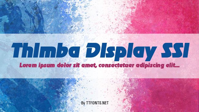 Thimba Display SSi example