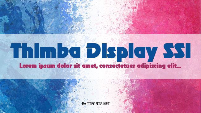 Thimba Display SSi example