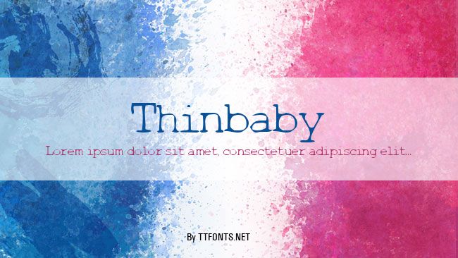 Thinbaby example