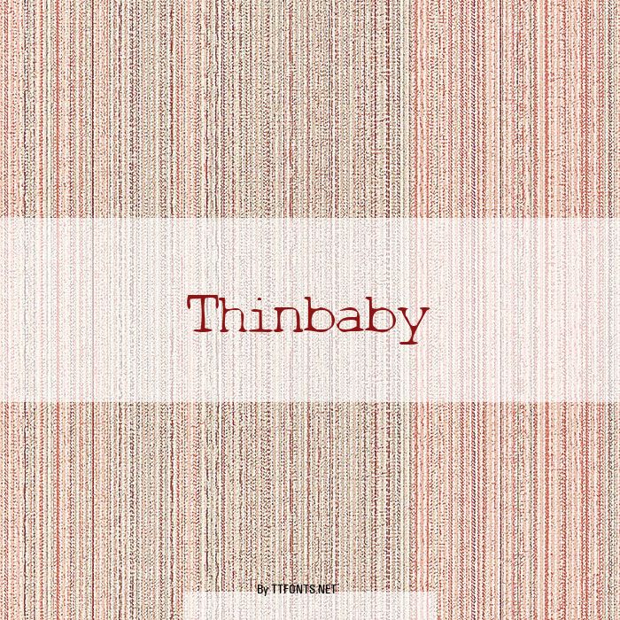 Thinbaby example