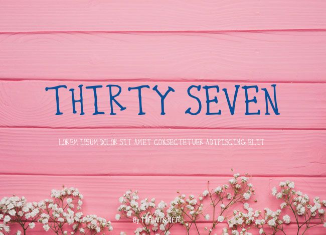 Thirty Seven example