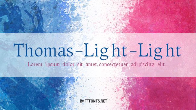 Thomas-Light-Light example
