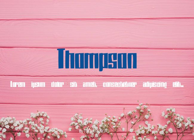 Thompson example