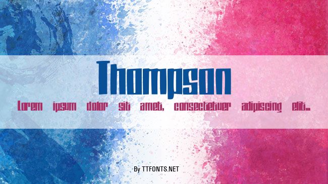 Thompson example
