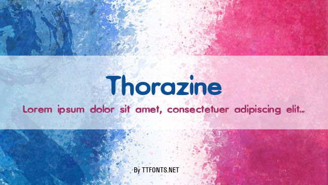 Thorazine example