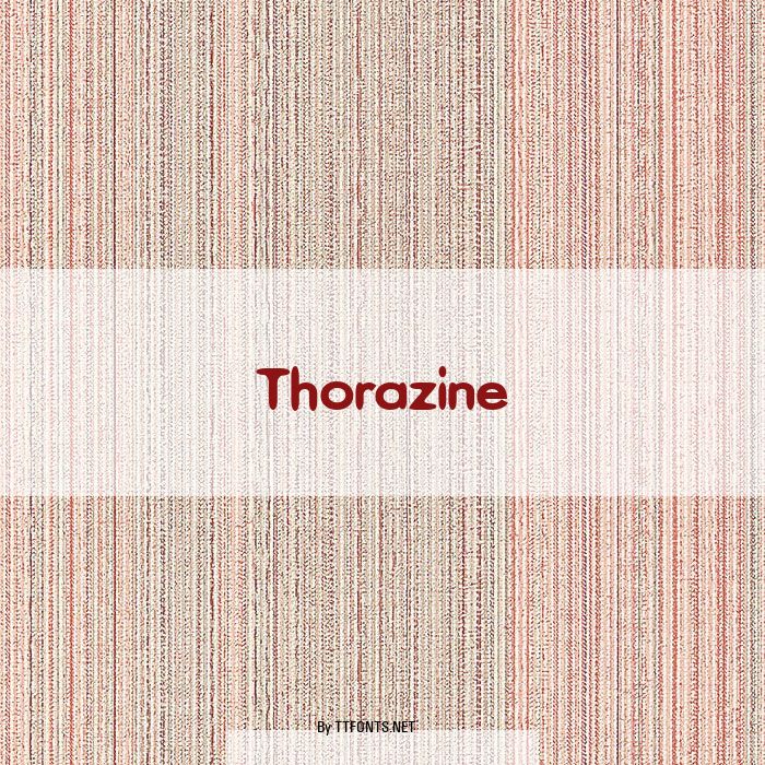 Thorazine example