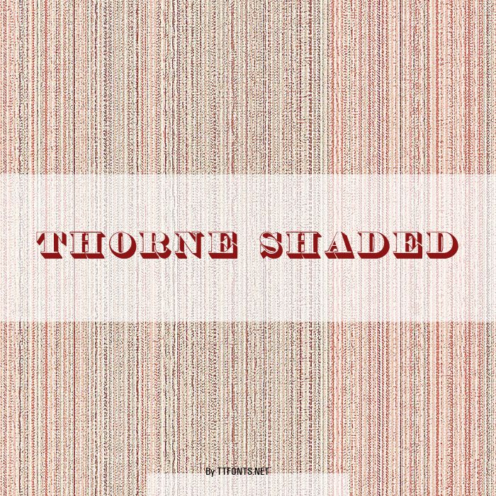 Thorne Shaded example