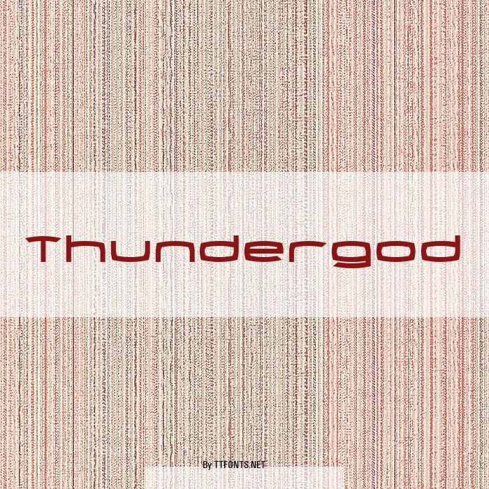 Thundergod example