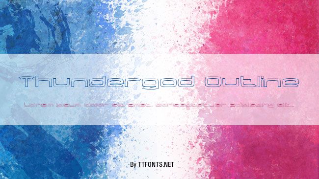 Thundergod Outline example