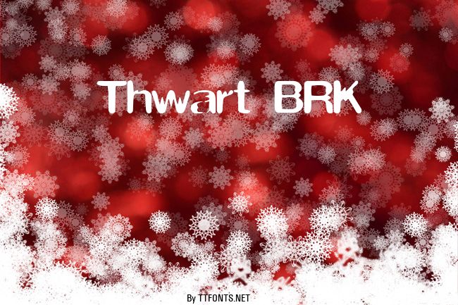 Thwart BRK example