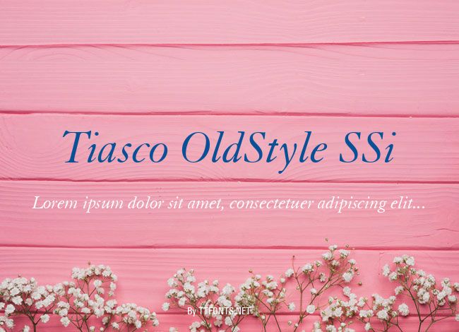 Tiasco OldStyle SSi example