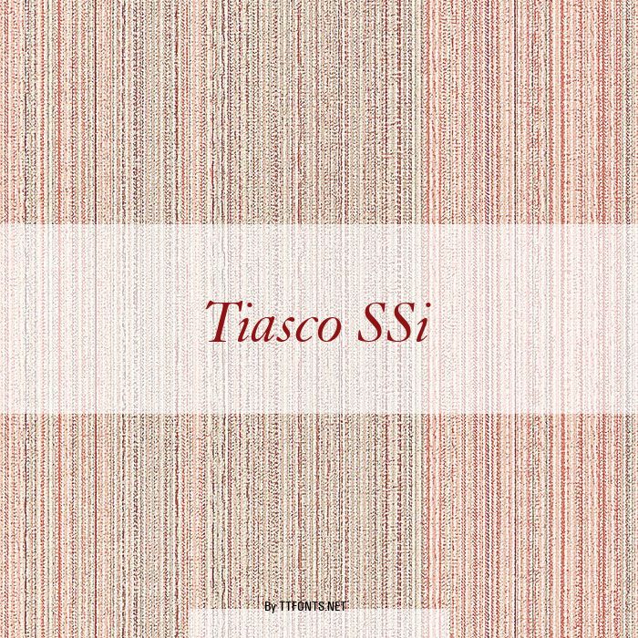 Tiasco SSi example