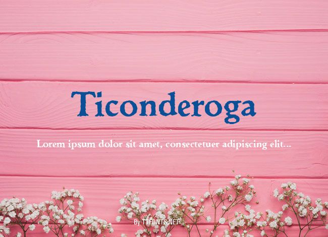 Ticonderoga example