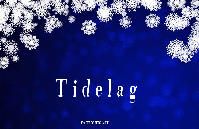 Tidelag example