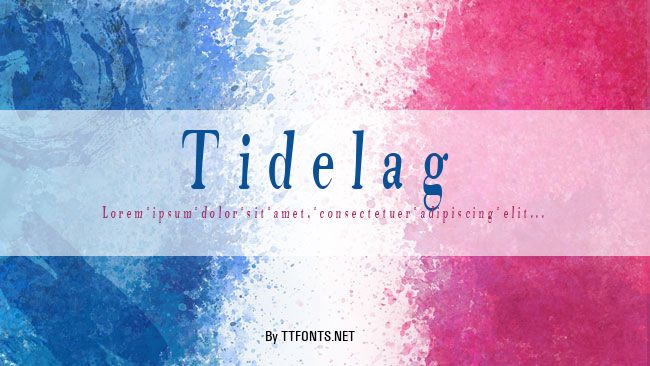 Tidelag example