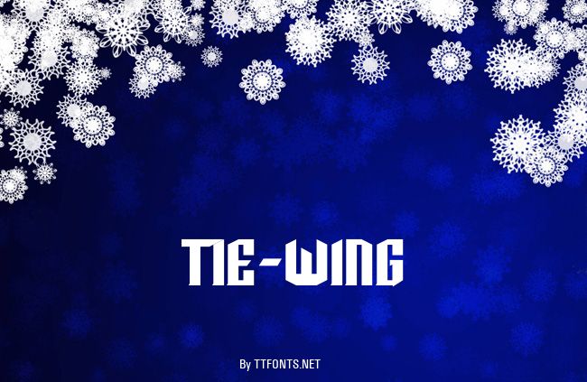 TIE-Wing example