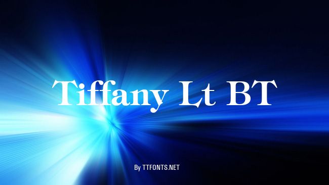 Tiffany Lt BT example