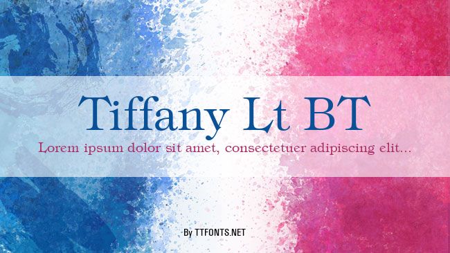 Tiffany Lt BT example