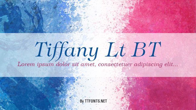 Tiffany Lt BT example