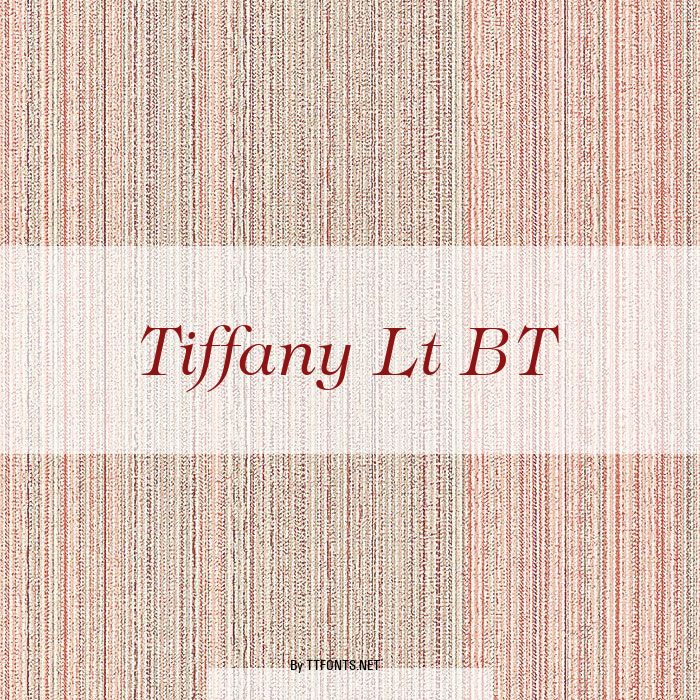 Tiffany Lt BT example