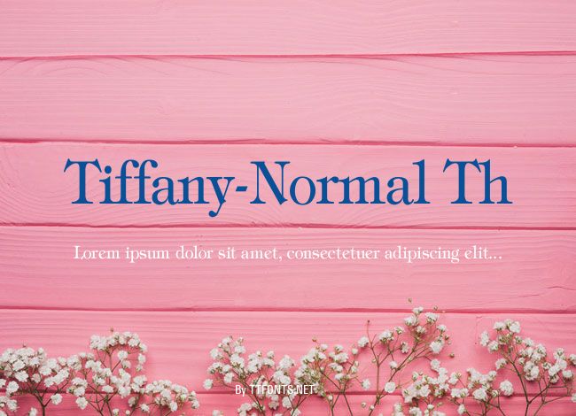 Tiffany-Normal Th example