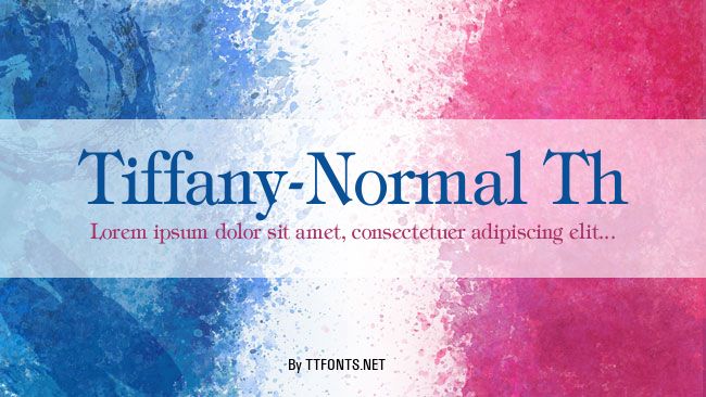 Tiffany-Normal Th example