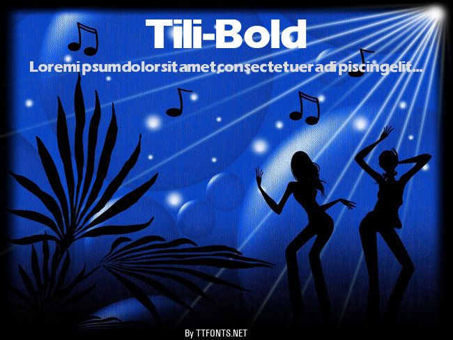 Tili-Bold example