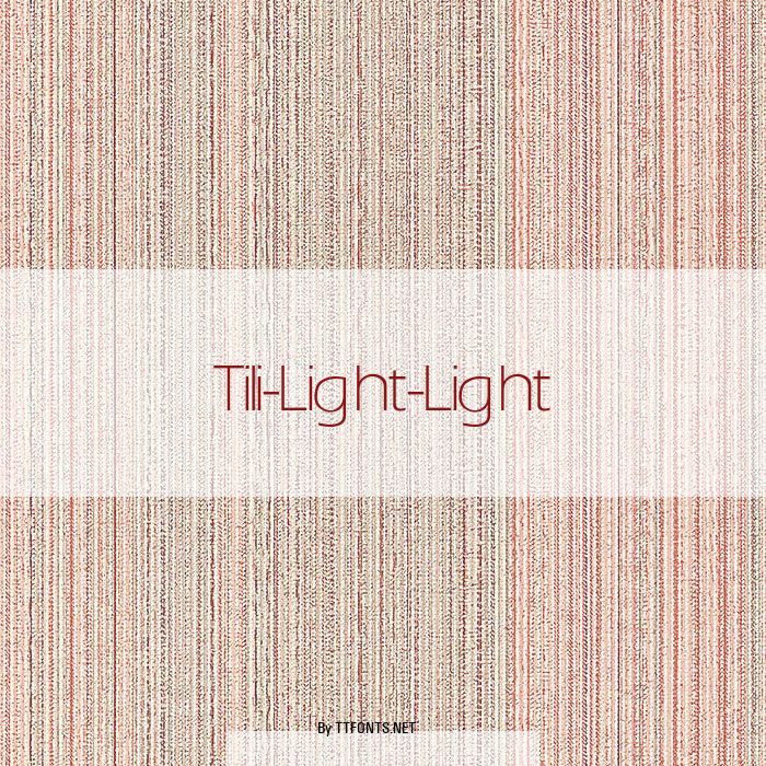 Tili-Light-Light example