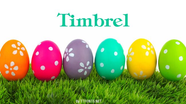 Timbrel example