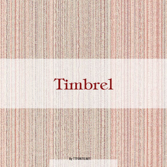 Timbrel example