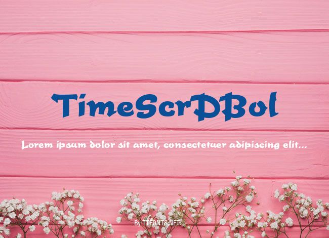 TimeScrDBol example