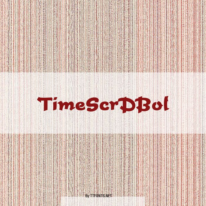 TimeScrDBol example