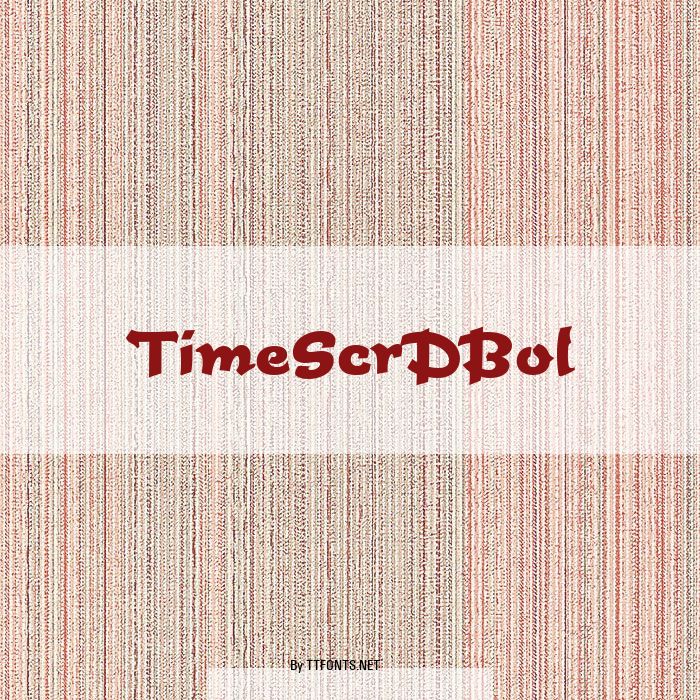 TimeScrDBol example