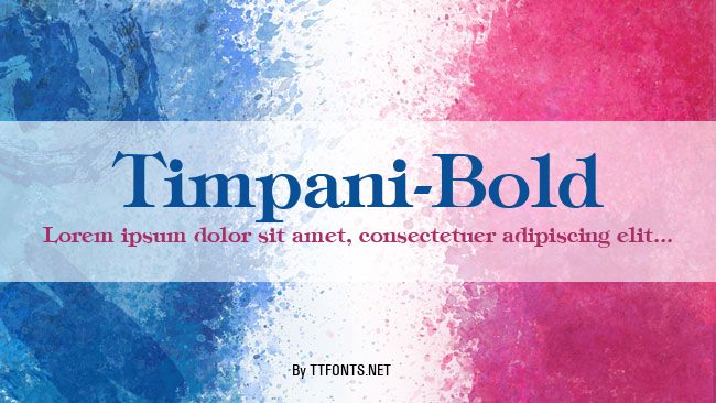 Timpani-Bold example