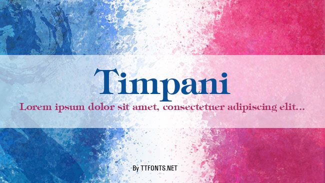Timpani example