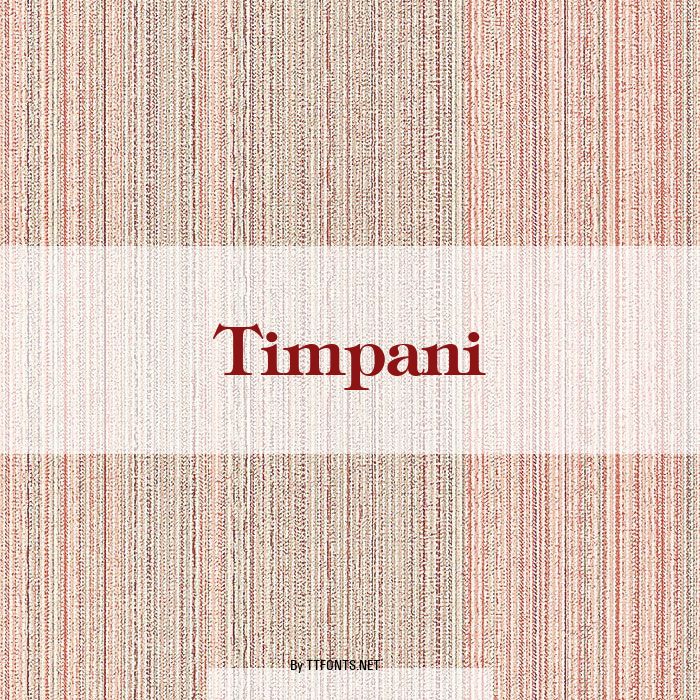 Timpani example