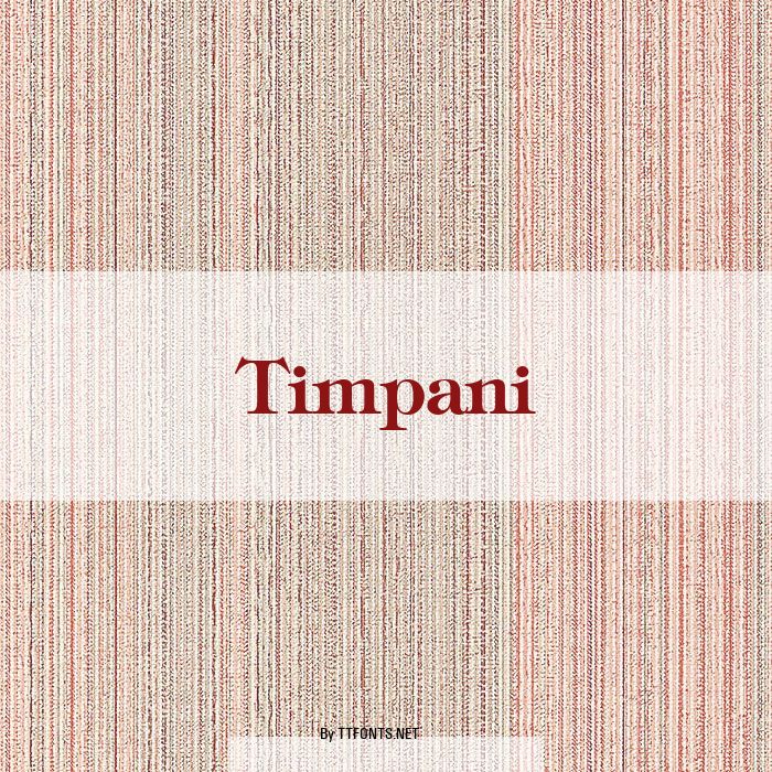 Timpani example