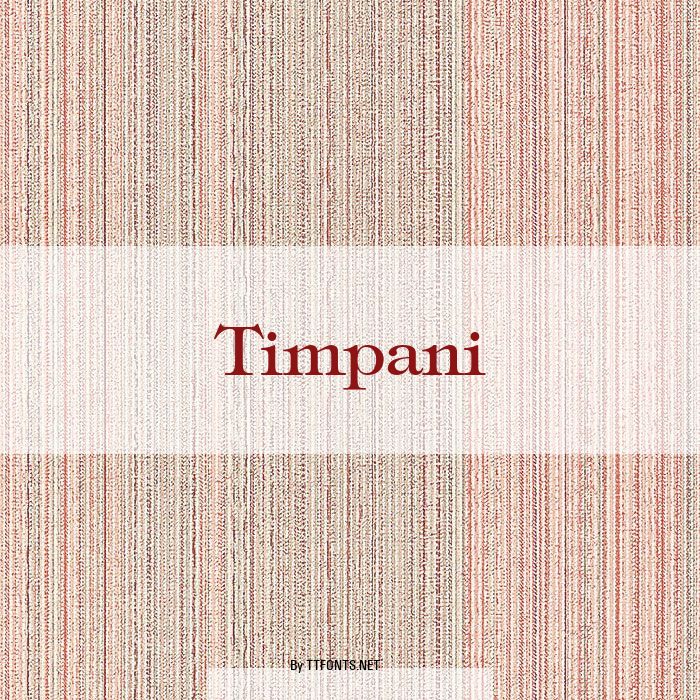 Timpani example