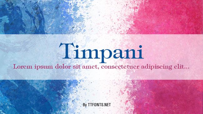 Timpani example